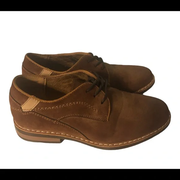 youth brown dress shoes BRAVO Boy Dress Shoe KING-1KID Oxford Shoe Brown – Bravo Shoes main image 1